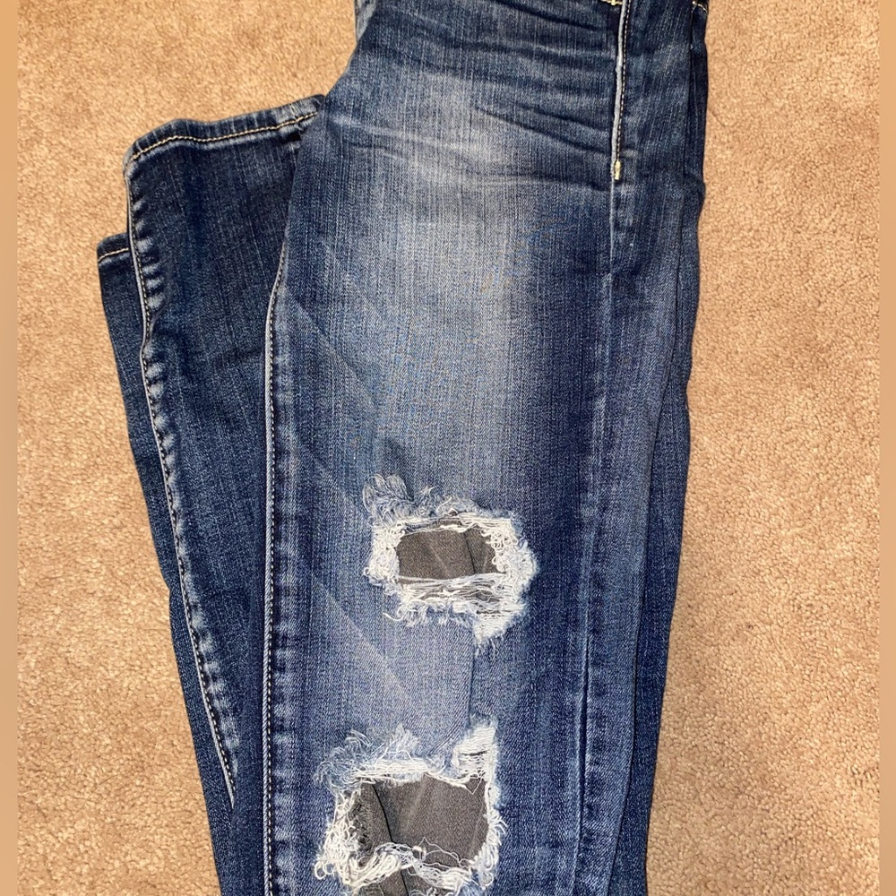American Eagle Distressed Jeans -Jegging